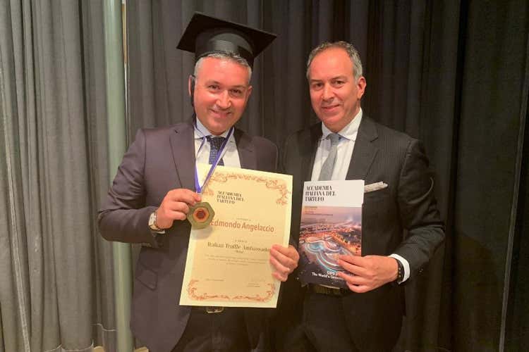 Edmondo e Vittorio Angelaccio (I fratelli Angelaccio ambasciatori dell’Accademia italiana del tartufo)