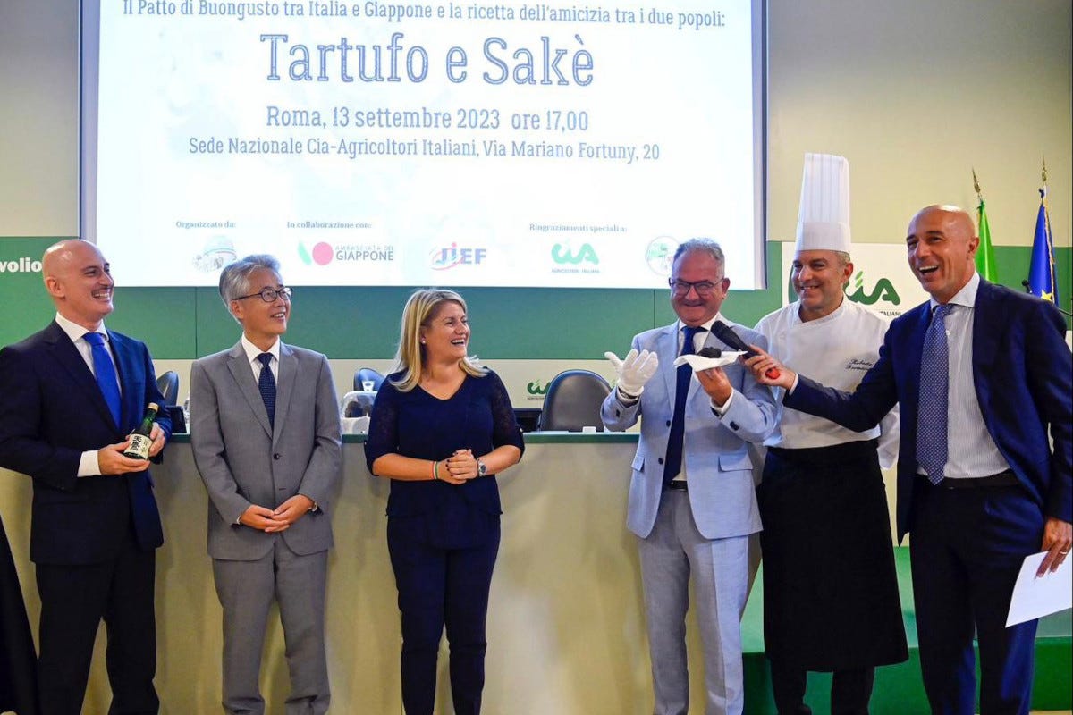 Italia e Giappone unite nel segno del tartufo e del sakè