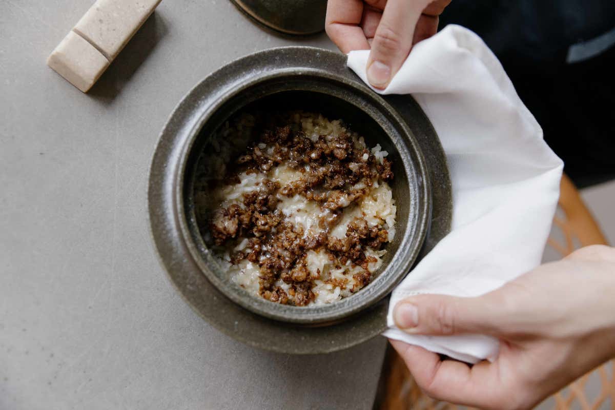Risotto Tastasal con pasta di salame