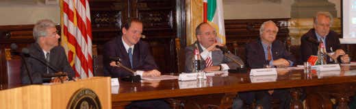Da sinistra: Robert Bemermann, Marco d'Ilario, Massimo Loquenzi, Alberto Dragone e Pietro Torello Da sinistra: Robert Bemermann, Marco d'Ilario, Massimo Loquenzi, Alberto Dragone e Pietro Torello
