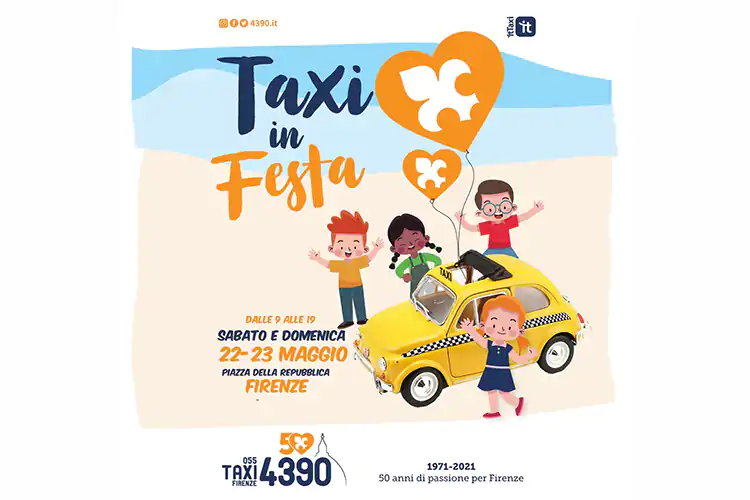 Il 4390 Taxi Firenze compie 50 anni Taxi in festa a Firenze: il 4390 compie cinquant'anni