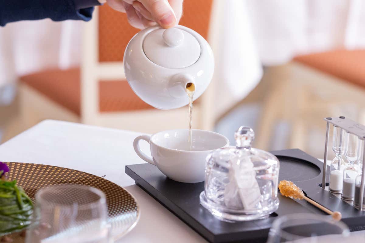 [Tea Tour] all'Oseleta: il piatto di Marco Marras incontra il tè “Colazione del Garda”