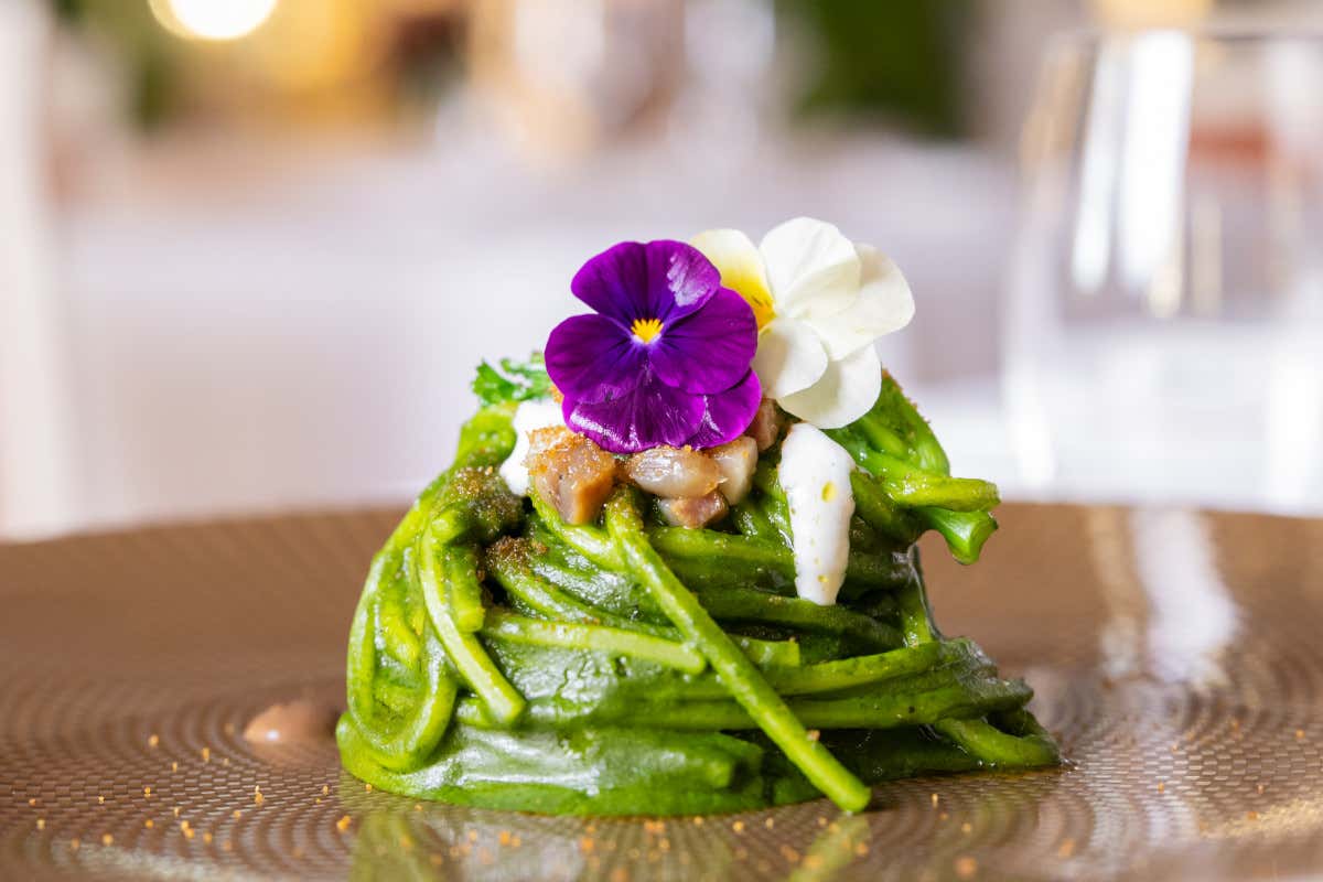 [Tea Tour] all'Oseleta: il piatto di Marco Marras incontra il tè “Colazione del Garda”