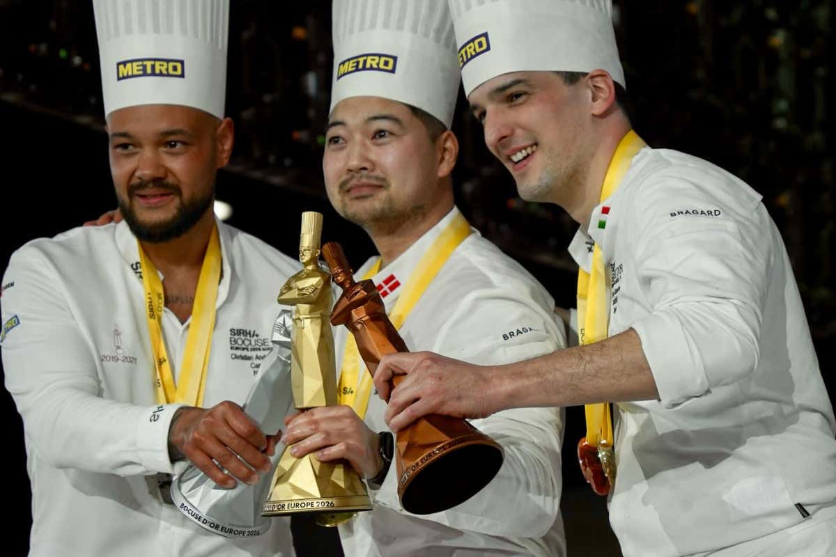 Il podio del Bocuse d’Or Europe 2026