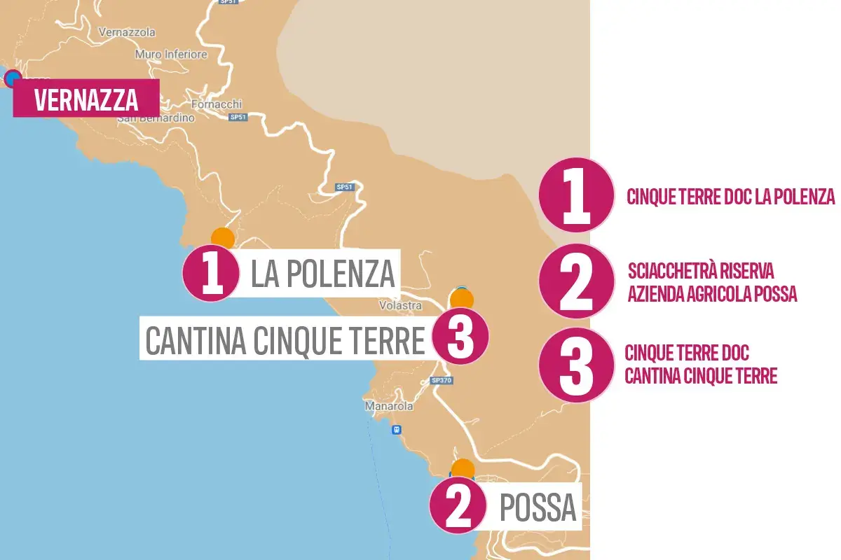 Tre calici delle Cinque terre &pound;$L&rsquo;Italia del vino:$&pound; tre calici delle Cinque terre