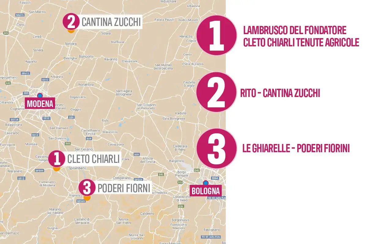 &pound;$L&rsquo;Italia del vino:$&pound; tre Lambrusco da scoprire
