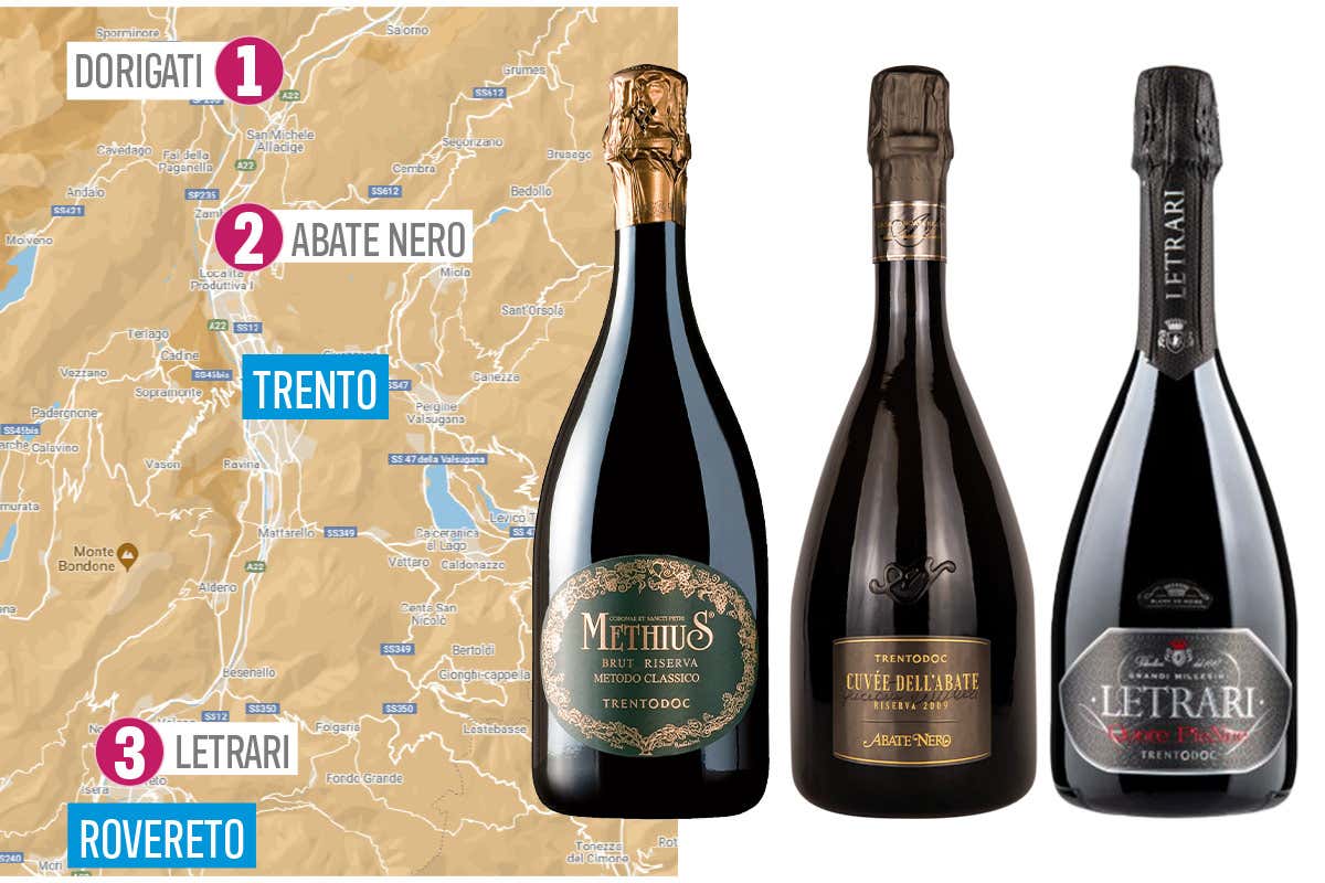 £$L'Italia del vino:$£ tre Trentodoc da prendere molto sul serio £$L'Italia del vino:$£ tre Trentodoc da prendere molto sul serio