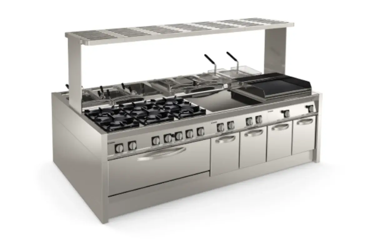L'Isola di cottura T90 di Tecnoinox I forni e le cucine di Tecnoinox in mostra al Roma food excel