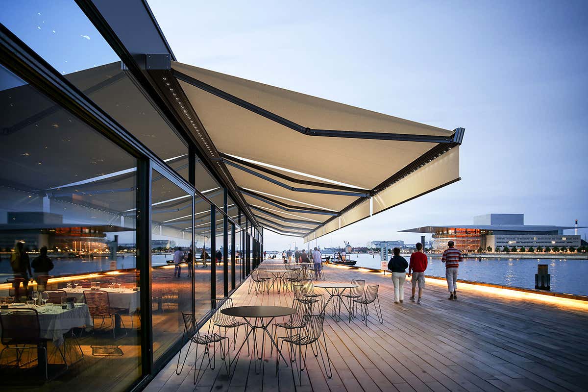 Gibus: tenda a bracci Dehors in funzione tutto l’anno: le mille soluzioni per il comfort outdoor