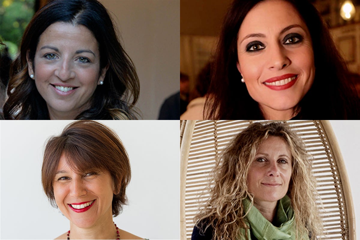 Vanessa Dioguardi, Tamara Maccherini, Claudia Melzi, Antonella Puglisi  Tasca d'Almerita si tinge di rosa: quattro donne in quattro ruoli caldi