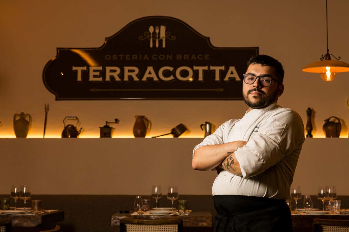 Lo chef Davide Ribatti