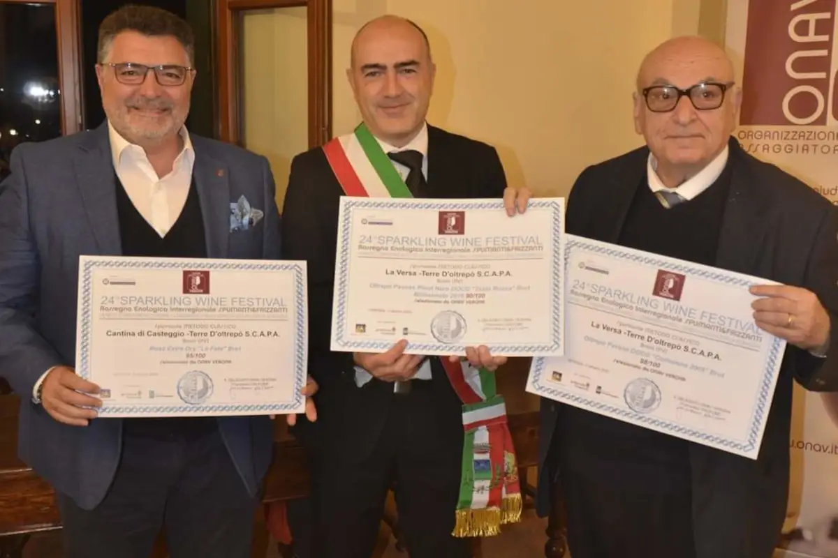 Terre d'Oltrep&ograve; premiata da Onav&nbsp; Terre d'Oltrep&ograve;, vendemmia da 272mila quintali. Pesano siccit&agrave; e grandine