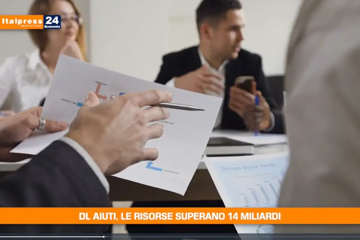 [TG Economia]: Dl aiuti, le risorse superano 14 miliardi