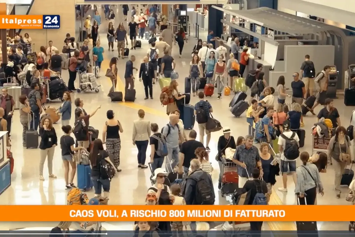 [TG Economia]: Caos voli, a rischio 800 milioni di fatturato