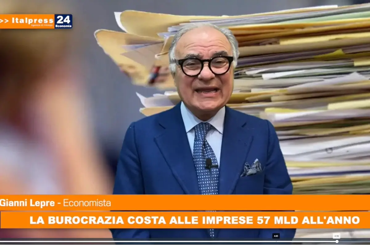 [TG Economia]: La burocrazia costa alle imprese 57 miliardi all'anno