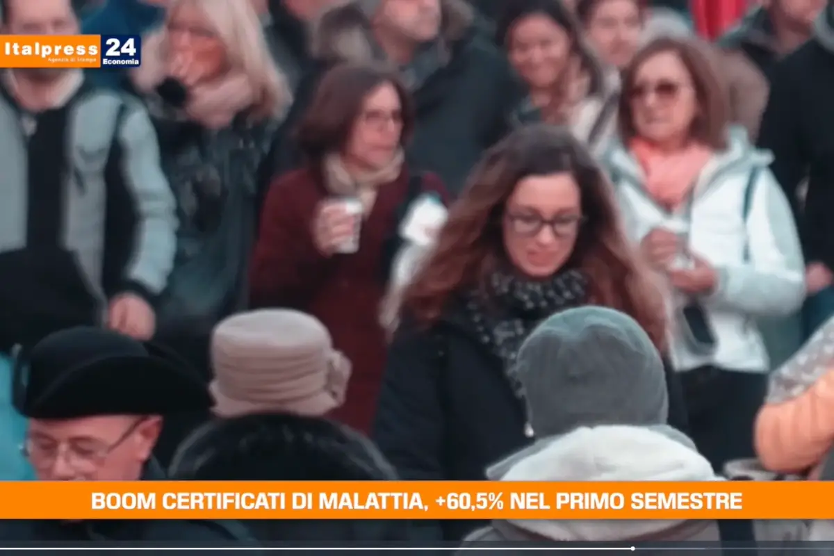 [TG Economia]: Boom certificati di malattia,&nbsp; 60,5% nel primo semestre