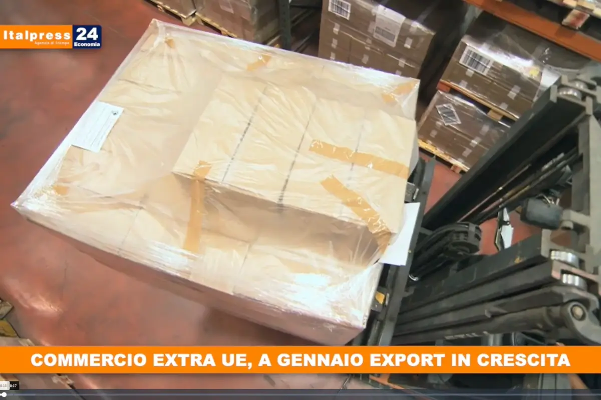  [TG Economia]: Commercio extra Ue, a gennaio export in crescita