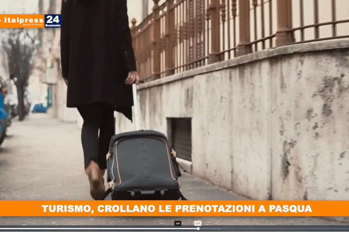 [TG Economia]: Turismo, crollano le prenotazioni a Pasqua