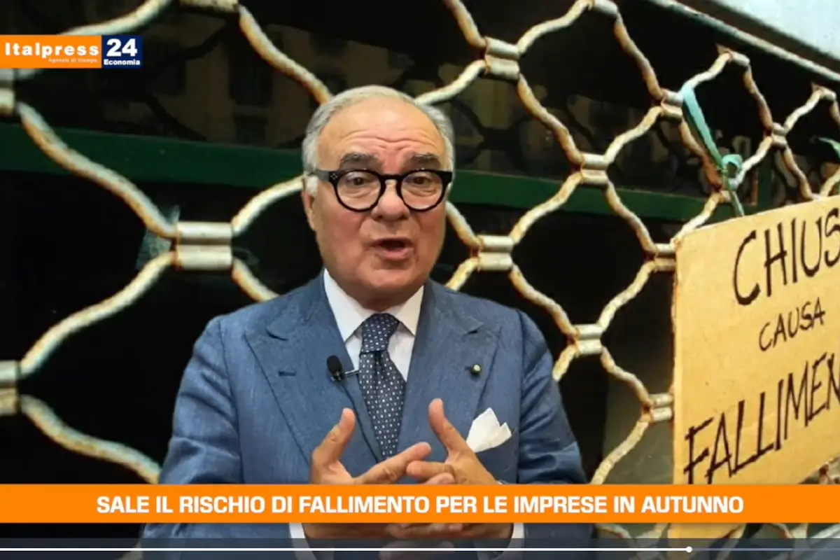 [TG Economia]: Sale il rischio di fallimento per le imprese in autunno
