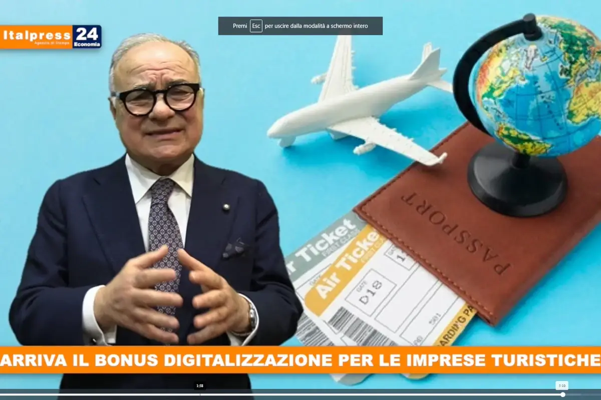 [TG Economia]: Arriva il bonus digitalizzazione per le imprese turistiche