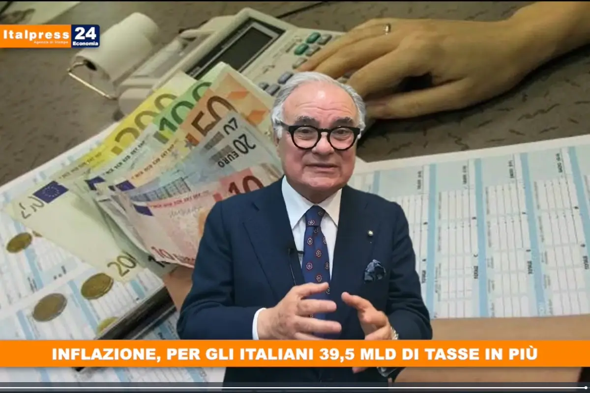  [TG Economia]: Inflazione, per gli italiani 39,5 miliardi di tasse in pi&ugrave;