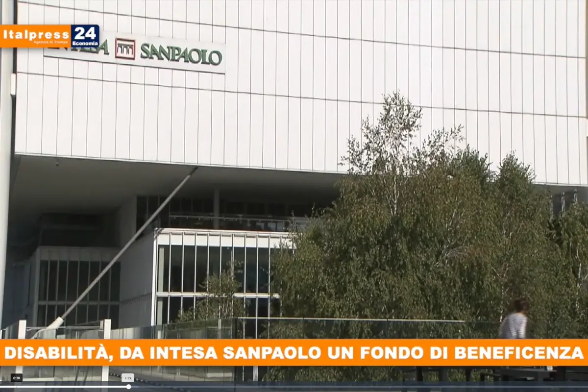 [TG Economia]: Disabilit&agrave;, da Intesa Sanpaolo un fondo di beneficenza