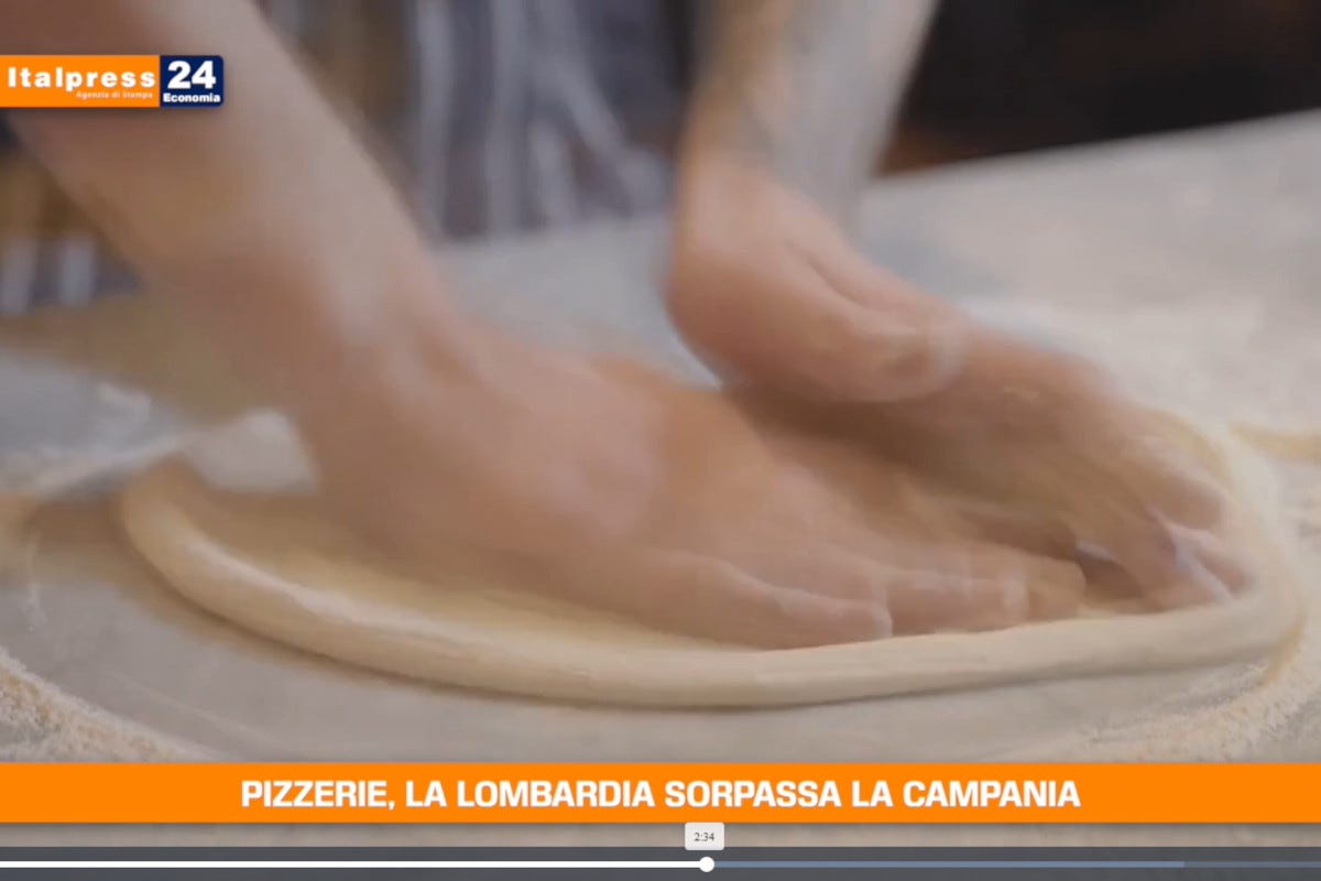 [TG Economia]: Pizzerie, la Lombardia sorpassa la Campania