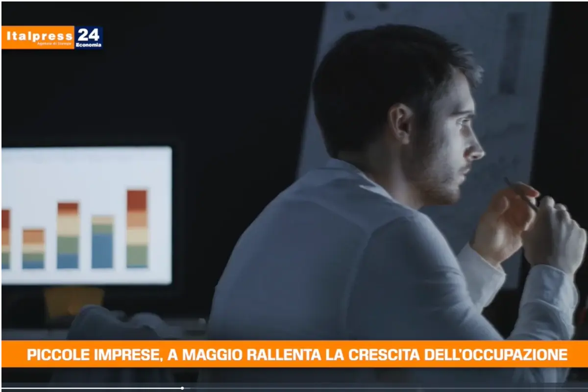 [TG Economia]: Piccole imprese, a maggio rallenta la crescita dell&rsquo;occupazione