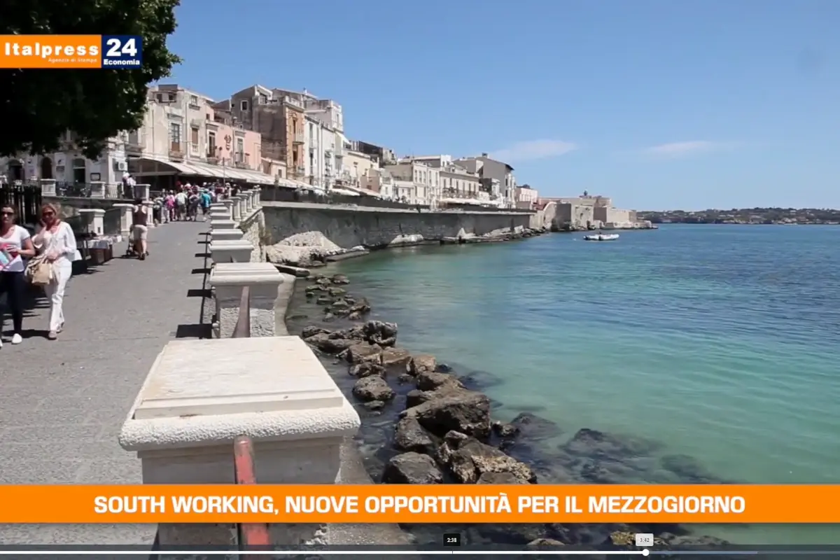 [TG Economia]: South Working, nuove opportunita` per il Mezzogiorno