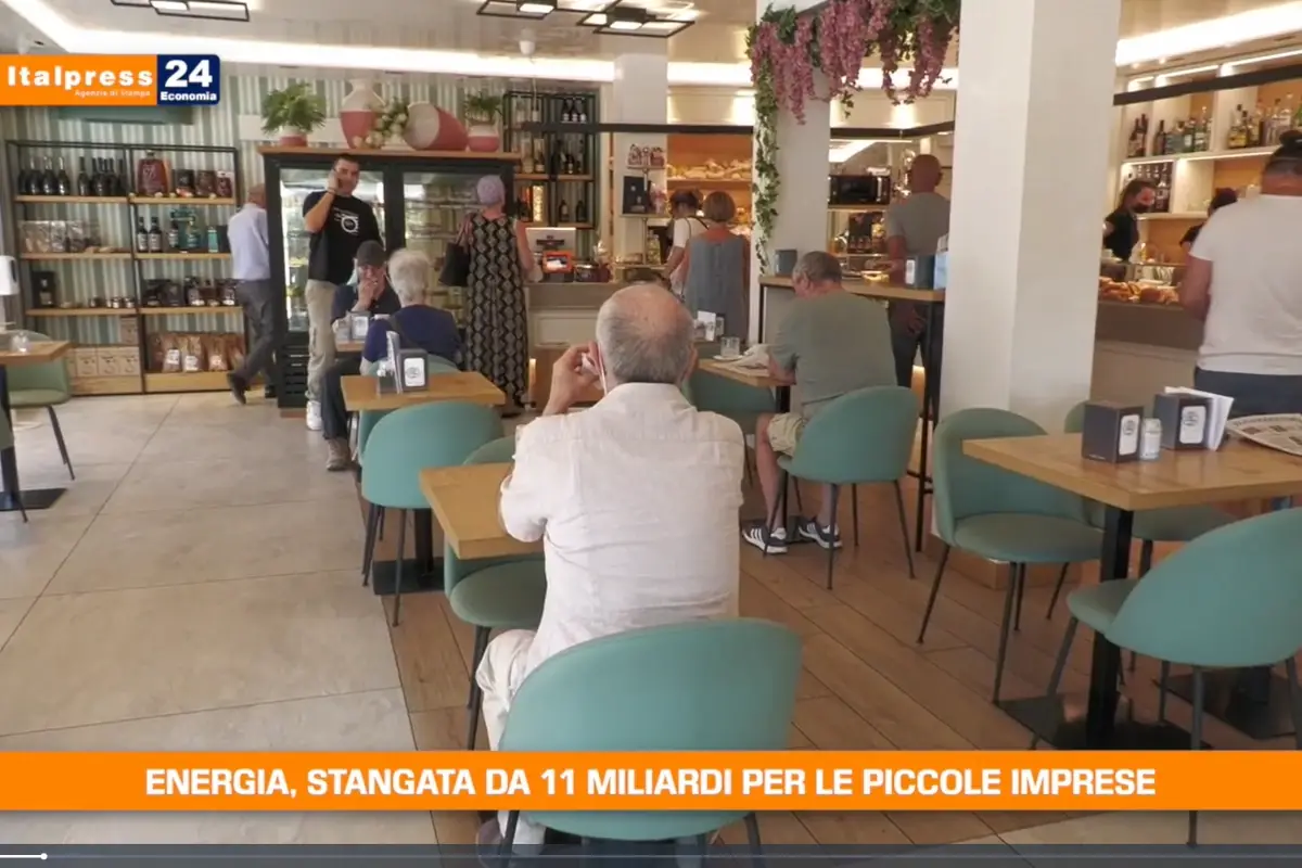 [TG Economia]: Energia, stangata da 11 miliardi per le piccole imprese