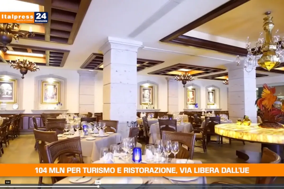 [TG Economia]: 104 milioni per turismo e ristorazione, via libera dall&rsquo;Ue