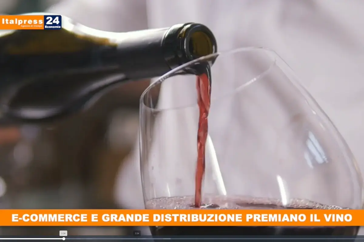 [TG Economia]: E-commerce e Grande Distribuzione premiano il vino italiano