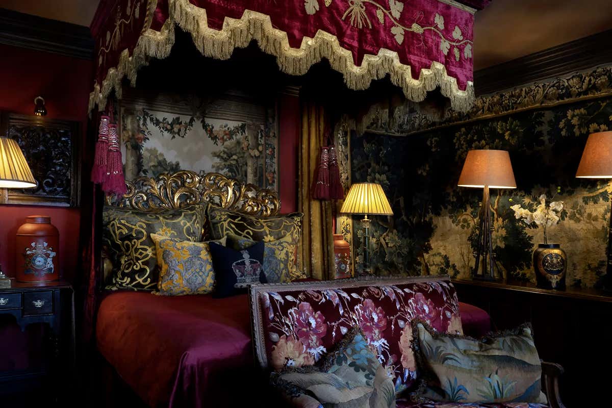 Una delle stanze del The Witchery by the Castle