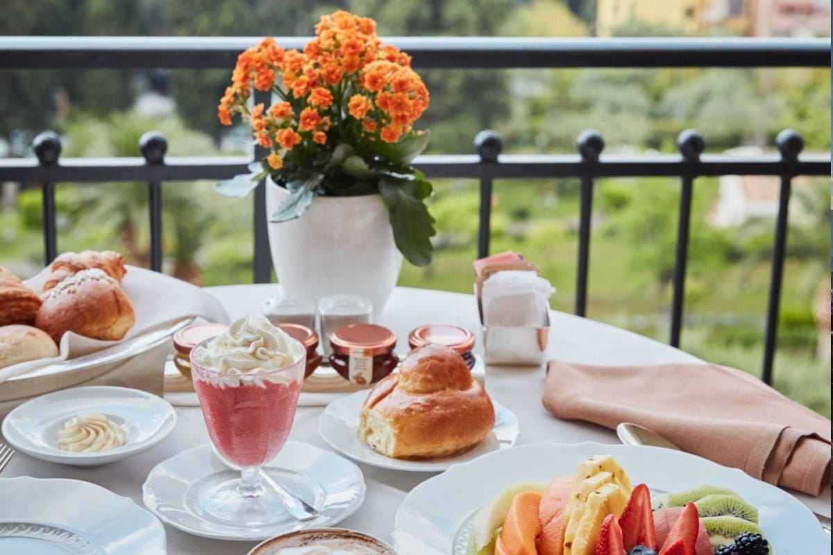 Grand Hotel Timeo, prima colazione Grand hotel Timeo, tutto il il bello e il buono a Taormina