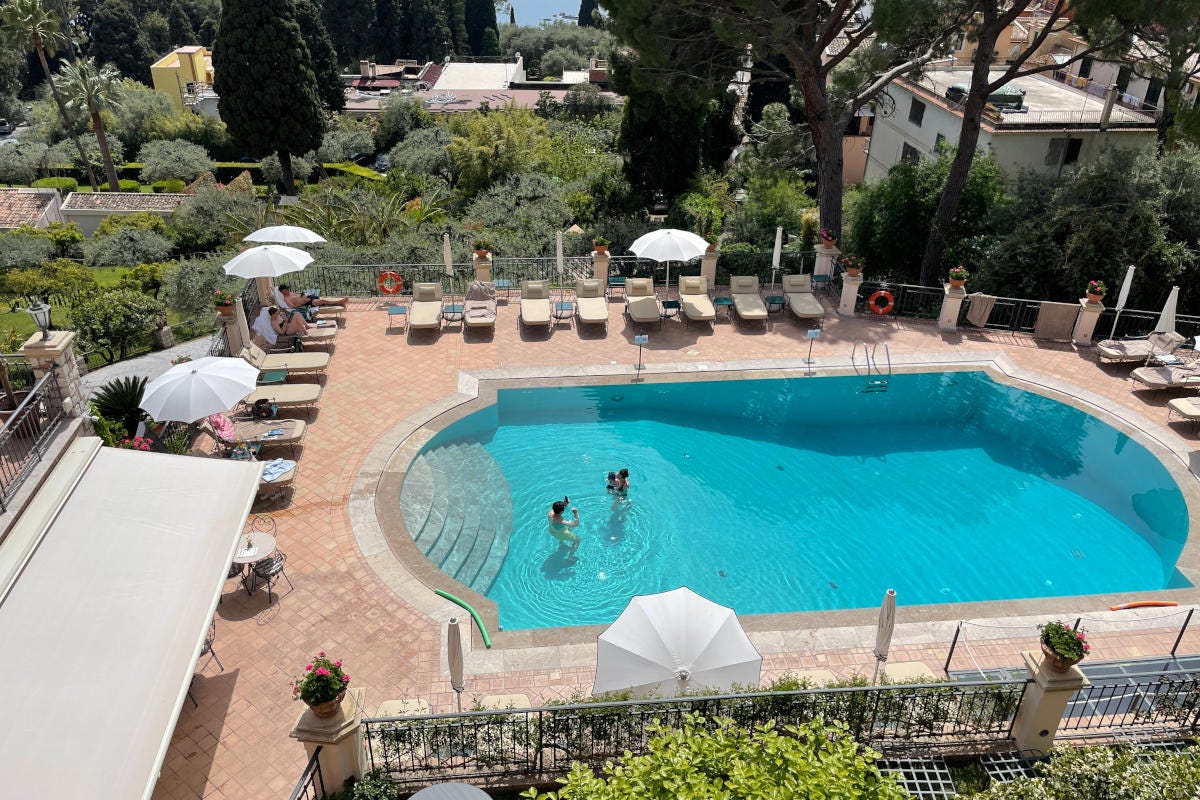Grand Hotel Timeo, piscina Grand hotel Timeo, tutto il il bello e il buono a Taormina