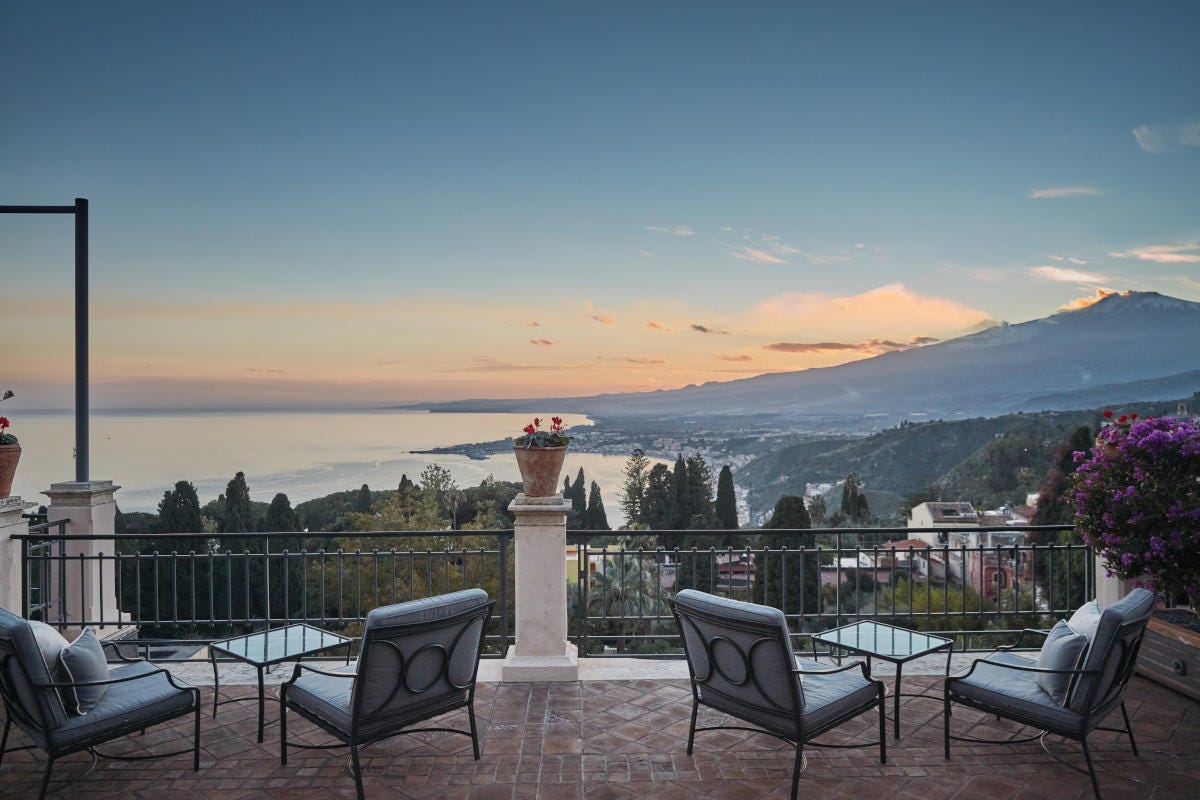 Grand Hotel Timeo, terrazza Grand hotel Timeo, tutto il il bello e il buono a Taormina