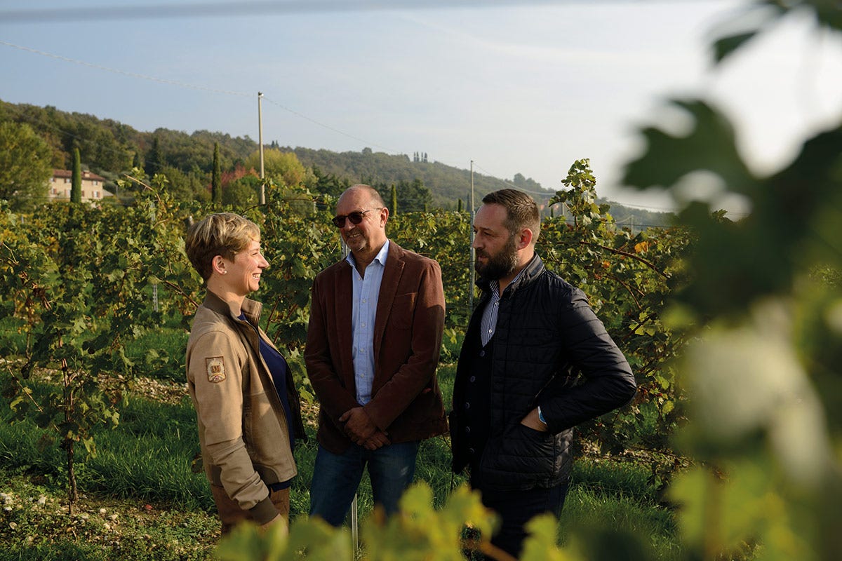 Francesca, Gian Andrea e Giorgio Tinazzi Vini bio e packaging sostenibile: l’impegno “green” di Tinazzi