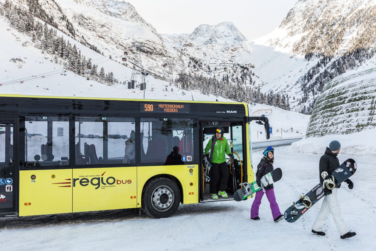 A sciare sfruttando i servizi della regione In Tirolo la vacanza è smart e sostenibile