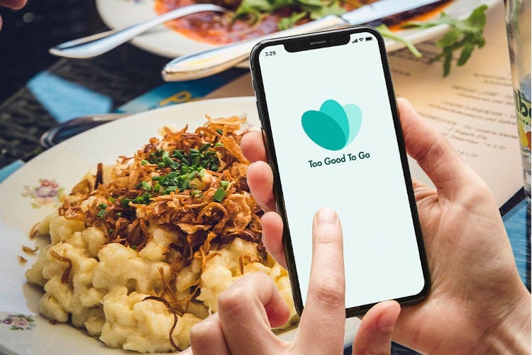 Too Good To Go -  Un'app per smettere di buttare cibo Piace a negozi, ristoranti e clienti