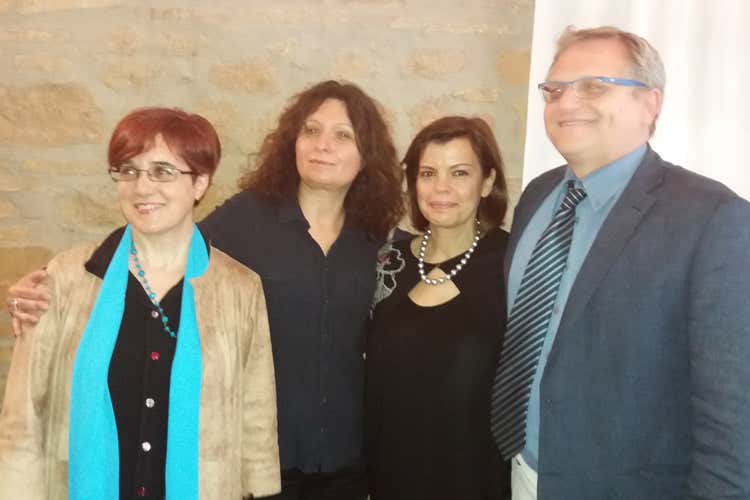 Paola Sarcina, Letizia Staccioli, Tiziana Briguglio ed Enrico Molinaro(Torna Cerealia, cultura e scambi come ai tempi dell'Antica Roma)