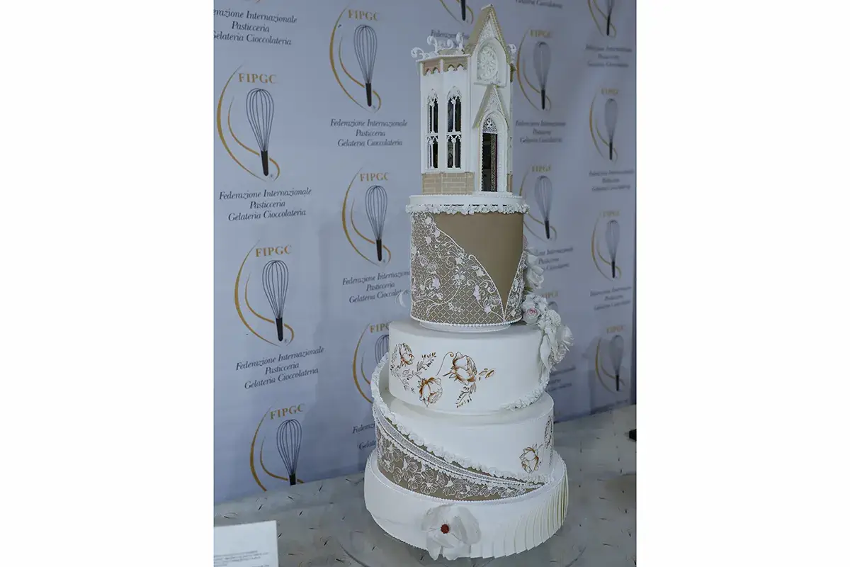 La torta di matrimonio Fipgc World Pastry Awards, dominio giapponese