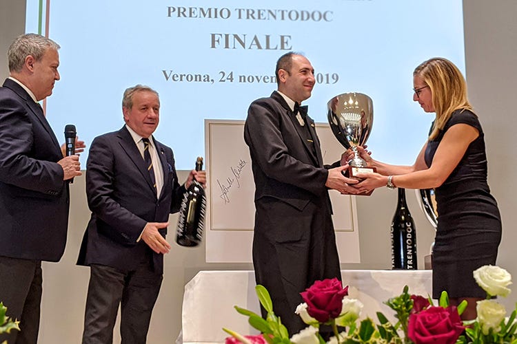 Il secondo classificato, Carlo Pagano (Il toscano Valentino Tesi è il Miglior sommelier d'Italia Ais)