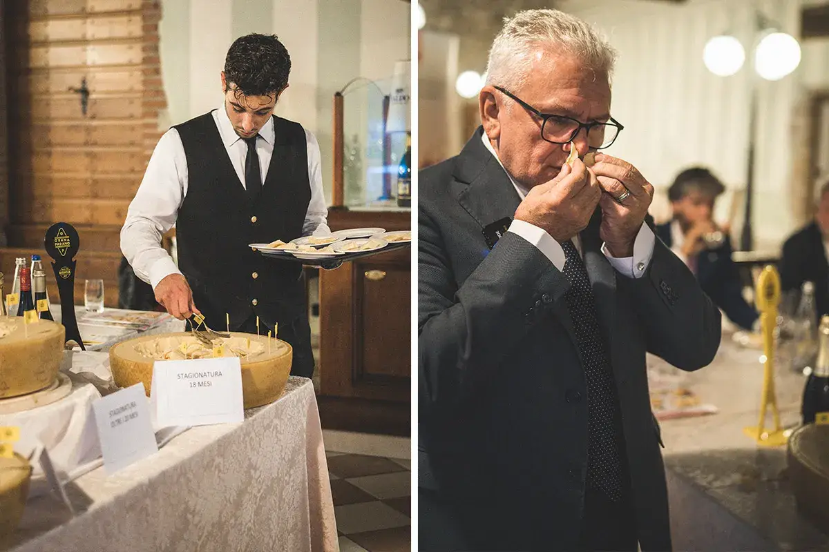 La degustazione di Grana Padano Dop Antica Cascina San Zago, a Salò il secondo appuntamento di