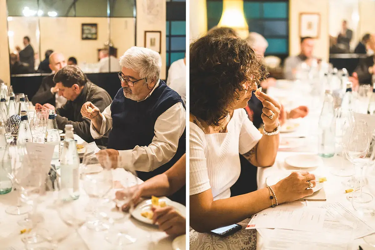 Il training formativo Osteria da Pietro, abbinamenti tra Grana Padano Dop e vini lombardi