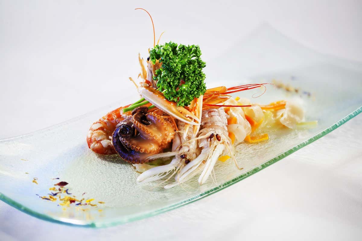 La cucina della Trattoria Guaiane guarda al mare