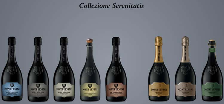 (Tre nuove etichette per Serenitatis Linea top di Montelvini)