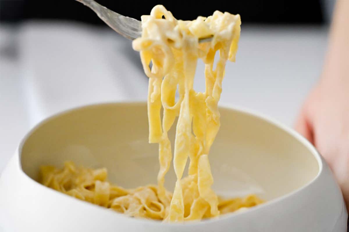 Fettuccine all’Alfredo se fosse stato di Bergamo