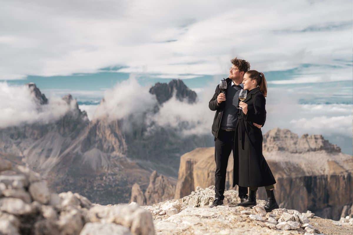 “Top Wine 2950”: al Sass Pordoi la più alta degustazione al mondo