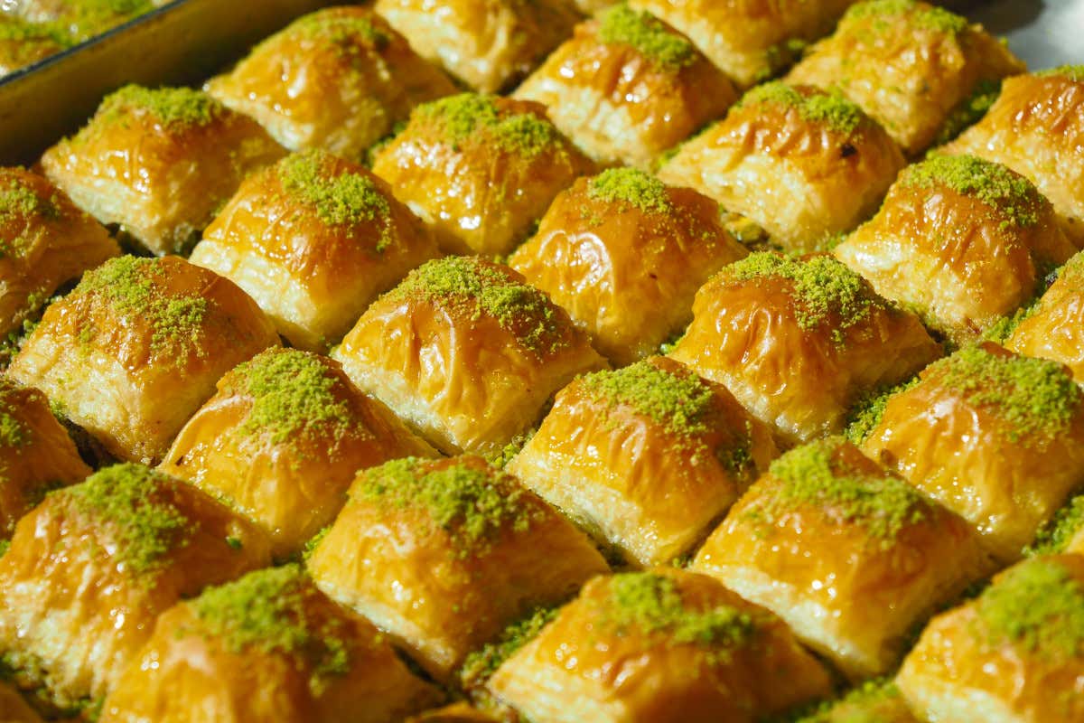 Una teglia di baklava