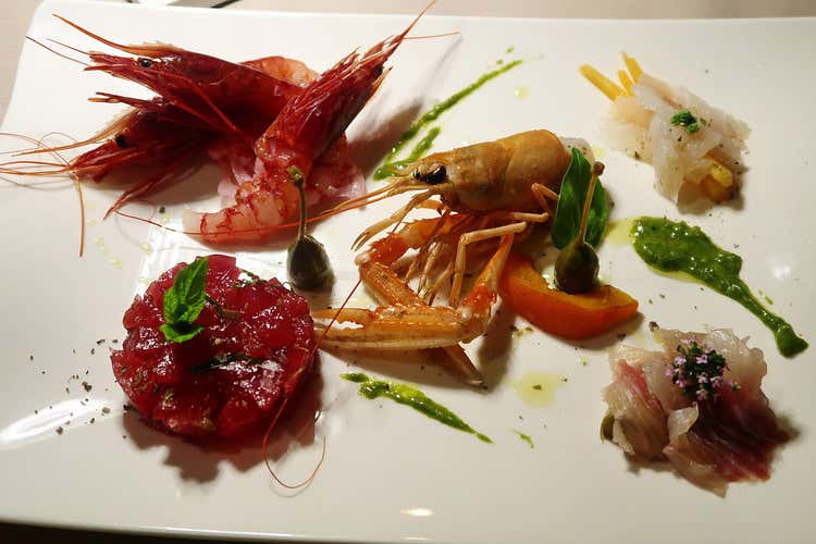 Crudo di mare (Tutti i sapori del marenel nuovo menu di Ciciritto)